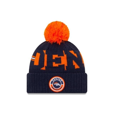 Sapca New Era Denver Broncos NFL Cold Weather Sport Knit Beanie - Portocalii